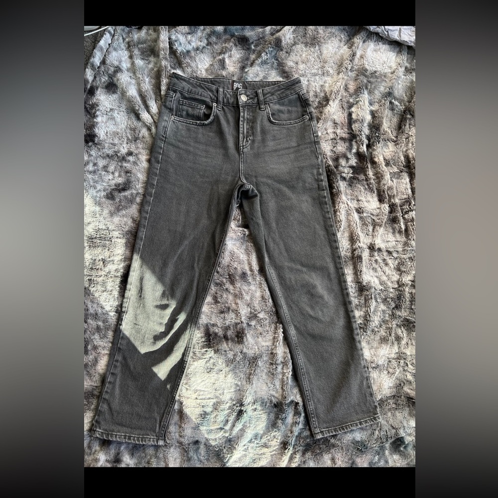 bdg black straight leg jeans